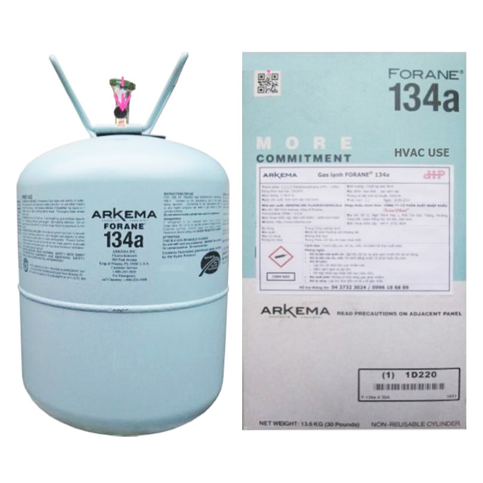 Gas lạnh R134A Mỹ Arkema Forane bình 13.6 kg