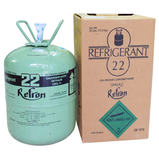 Gas lạnh R22 Ấn Độ Refron bình 13.6Kg