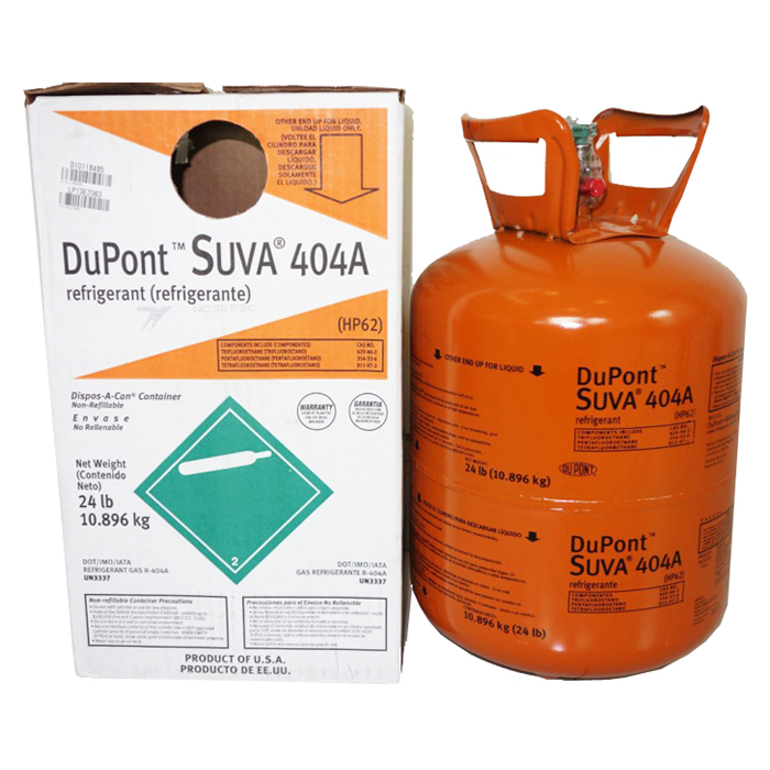 Gas lạnh R404a Mỹ Dupont Suva bình 10.9Kg