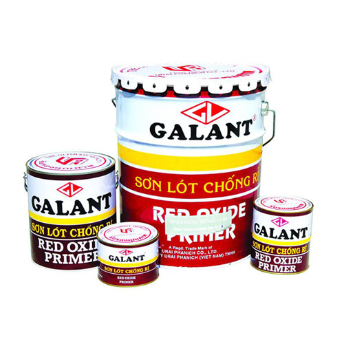 Sơn chống rỉ đỏ chu Galant lon 3 lít