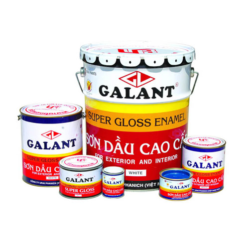 Sơn dầu Galant lon 3 lít màu đặc biệt 500, 505, 512, 550, F222