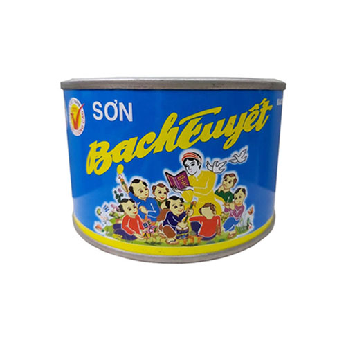 Sơn mạ kẽm bạc, đen, đỏ bóng Bạch Tuyết 0.4kg