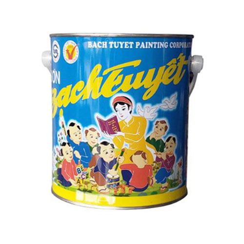 Sơn mạ kẽm trắng, xám, đen mờ Bạch Tuyết 3kg